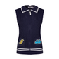 Castelbajac Women's Open Vest with Curly Knit - 2 Colors