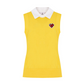 Castelbajac Women's Collared Contrast Knit Vest - 2 Colors