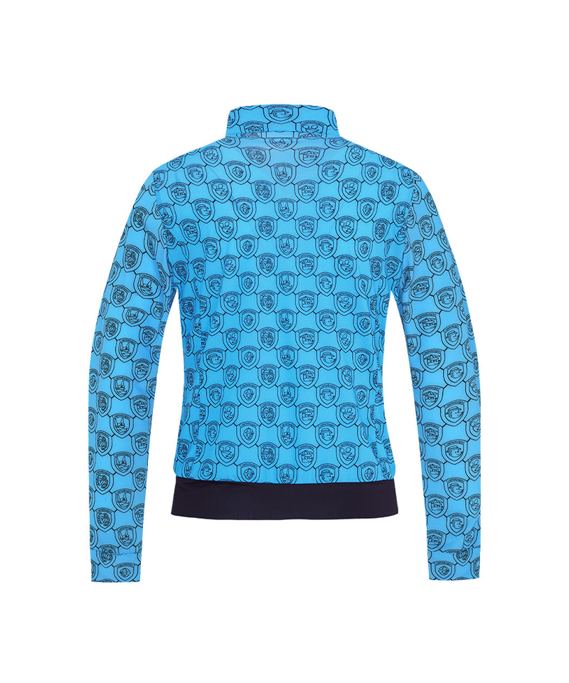 Castelbajac Women's Cooling Shield Pattern Tee Jumper - Blue