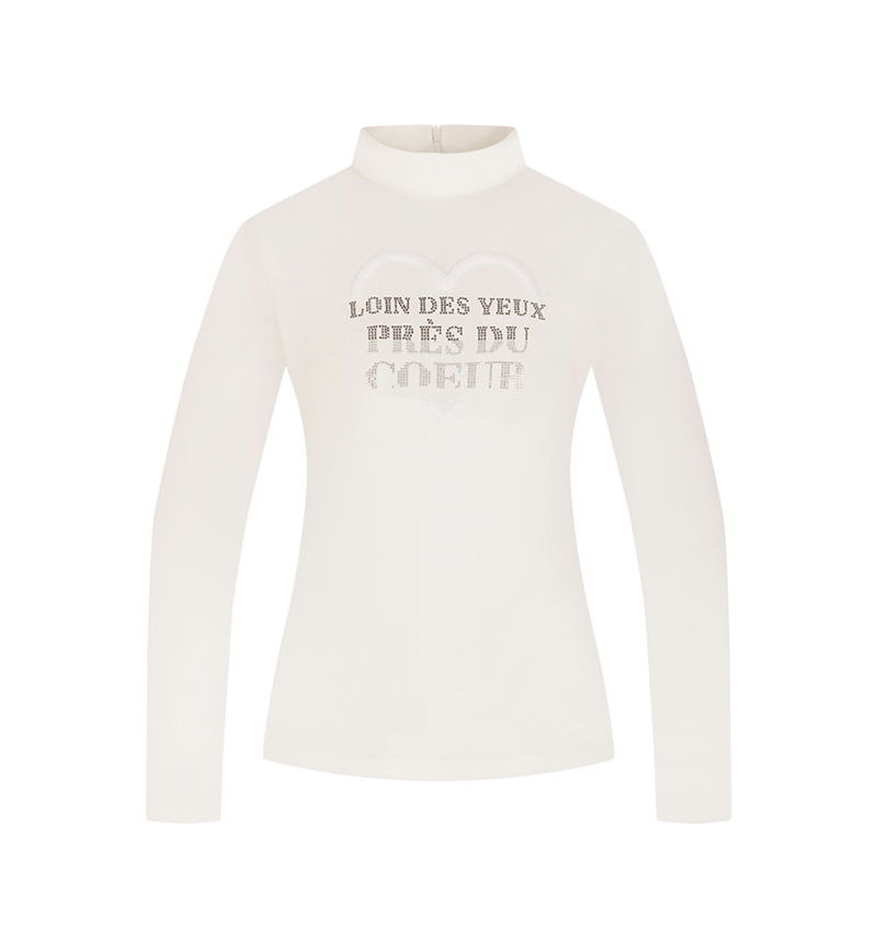 Castelbajac Women's Hotfix Half-Length T-Shirt - Ivory