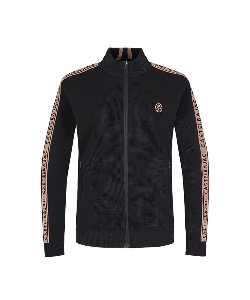 Castelbajac Men's Two-Tone Full-Zip Cardigan - Black