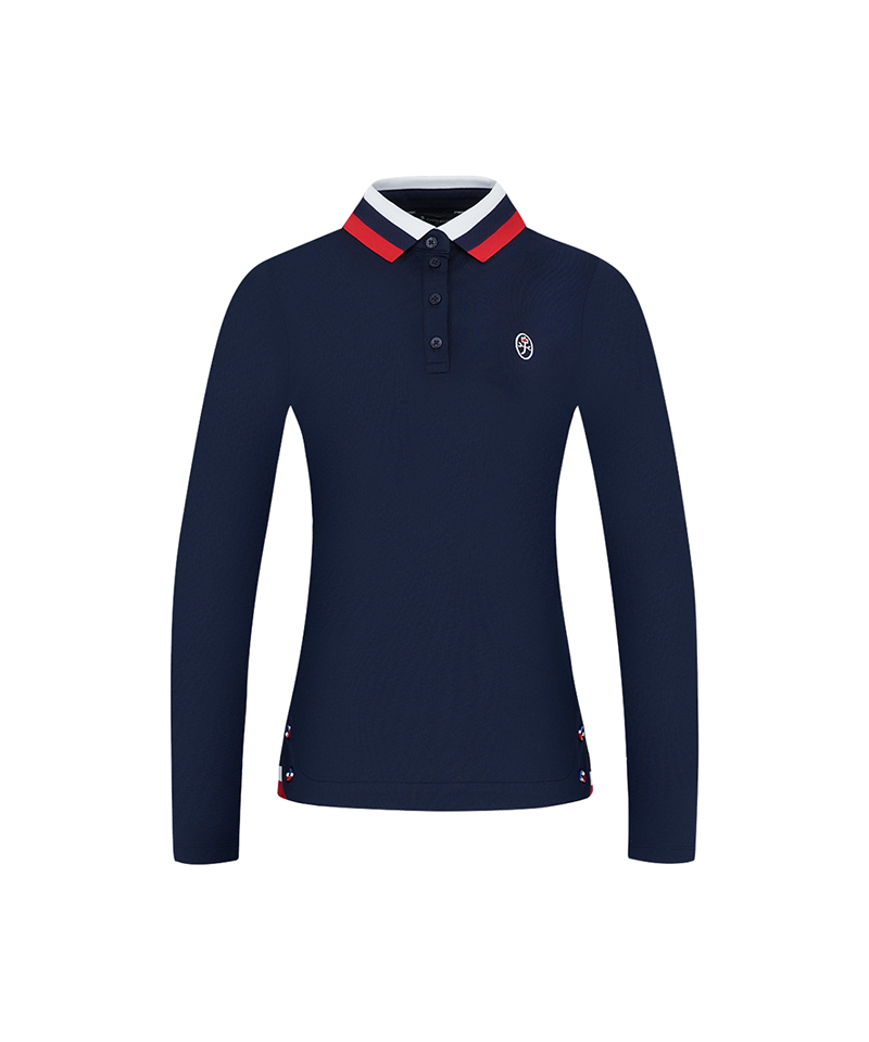 Castelbajac Women's Tricolor Eri Point T-Shirt - Navy