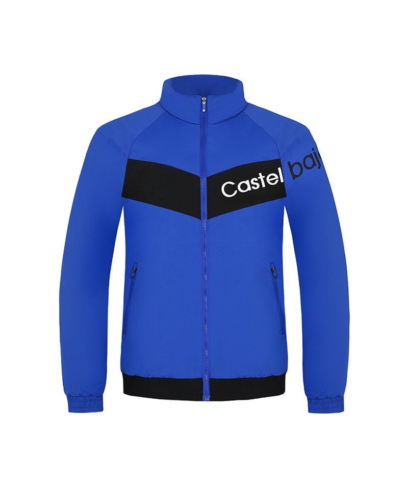Castelbajac Men's Woven Blue Jacket Padding - Blue