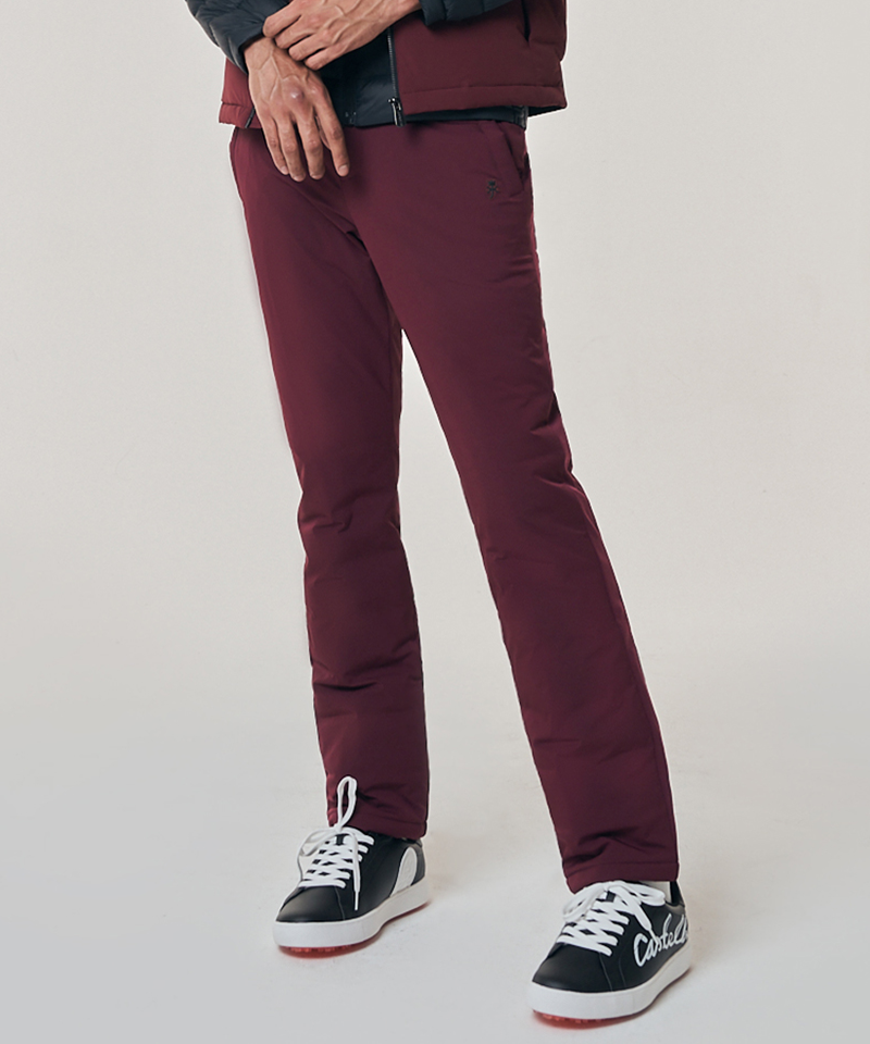 Castelbajac Men's Bonded Stretch Pants - Wine