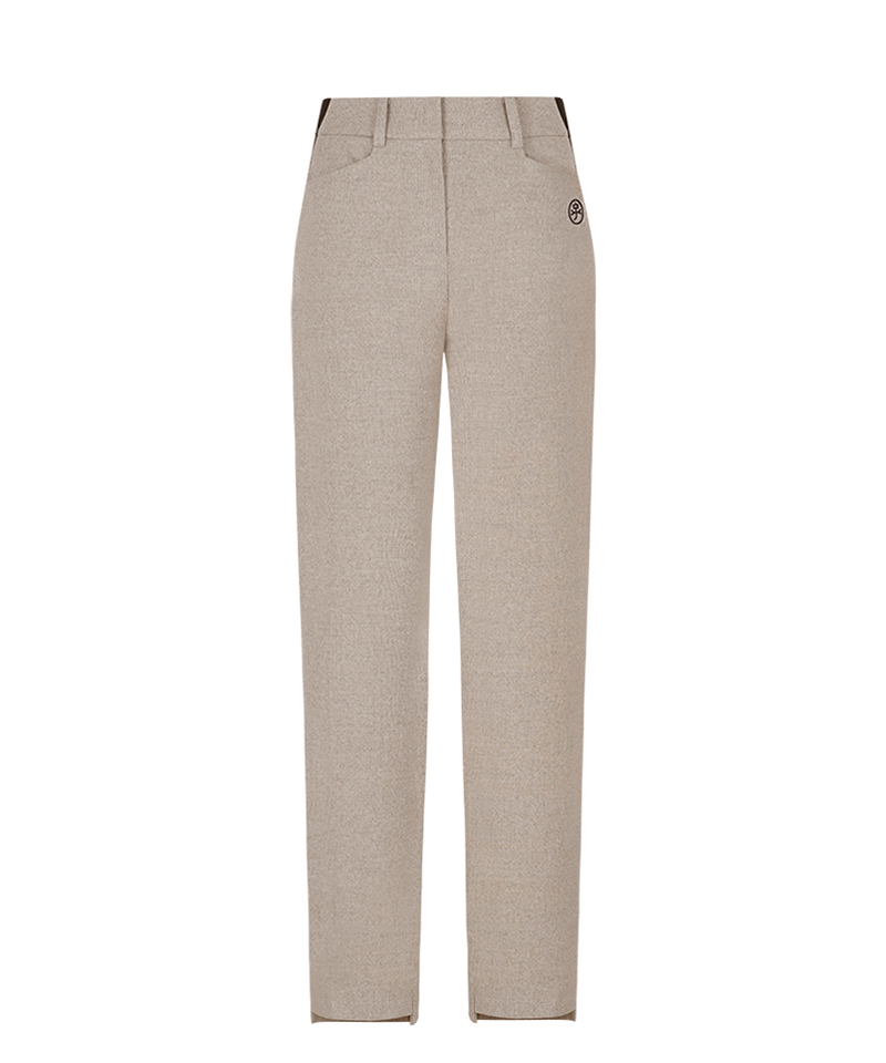 Castelbajac Women's Two-Tone Casual Slim-Fit Pants - Beige