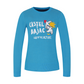 Castelbajac Women's Lettering Round Sweater - Blue