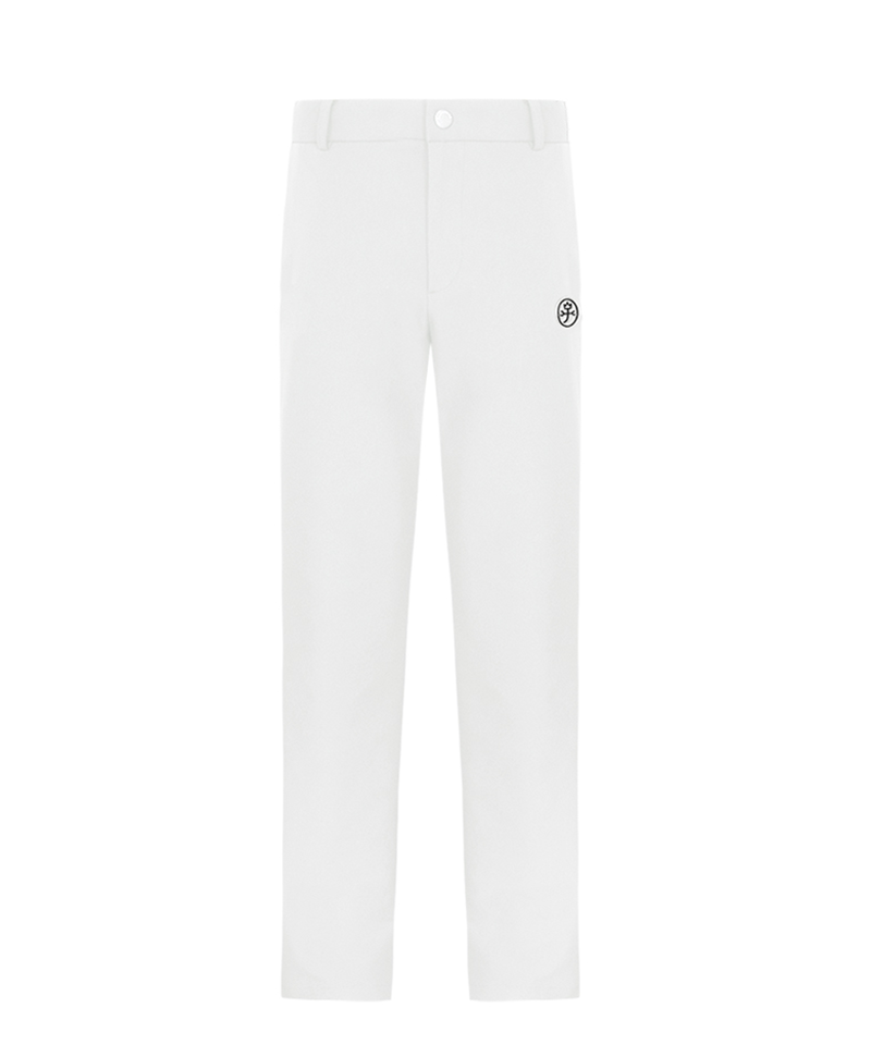 Castelbajac Men's Basic Slim Fit Pants - White
