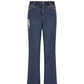 Castelbajac Women's Bootcut Fleece Denim - Navy
