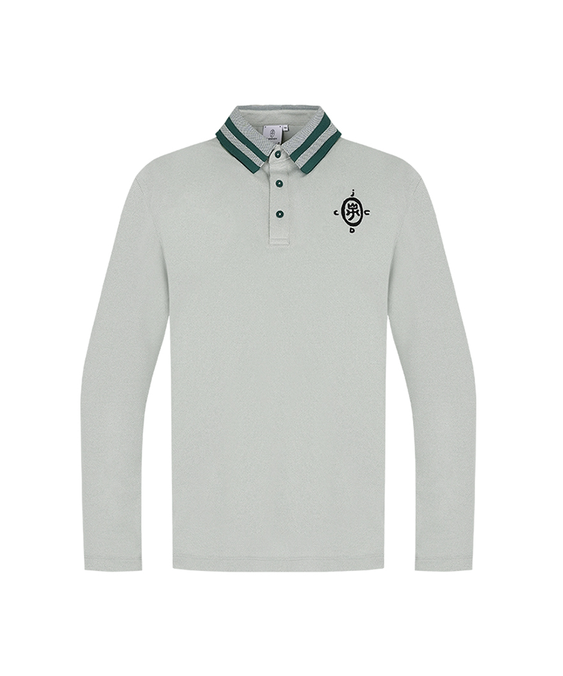 Castelbajac Men's Eri Point Long-Sleeve T-Shirt - Green