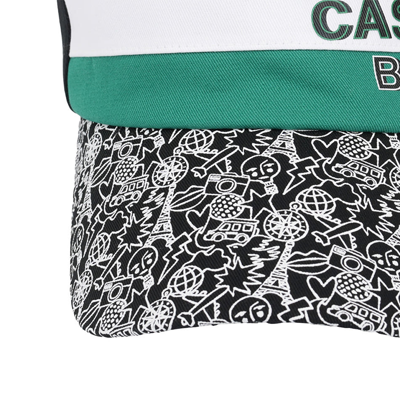 Castelbajac Men's Nîmes Color Block Sun Cap - Black