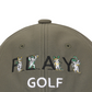 Castelbajac Men's Color Block Point Character Embroidery Ball Cap - Khaki