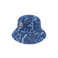 Castelbajac Women's Denim Logo Point Bucket Hat - Navy