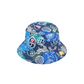 Castelbajac Women's Pattern Waterproof Bucket Hat - Navy