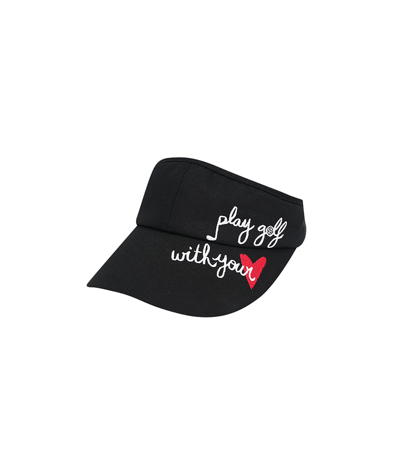Castelbajac Women's Slogan Ribbon Sun Cap - Black