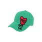 Castelbajac Women's Artwork Embroidery Point Ball Cap - Green