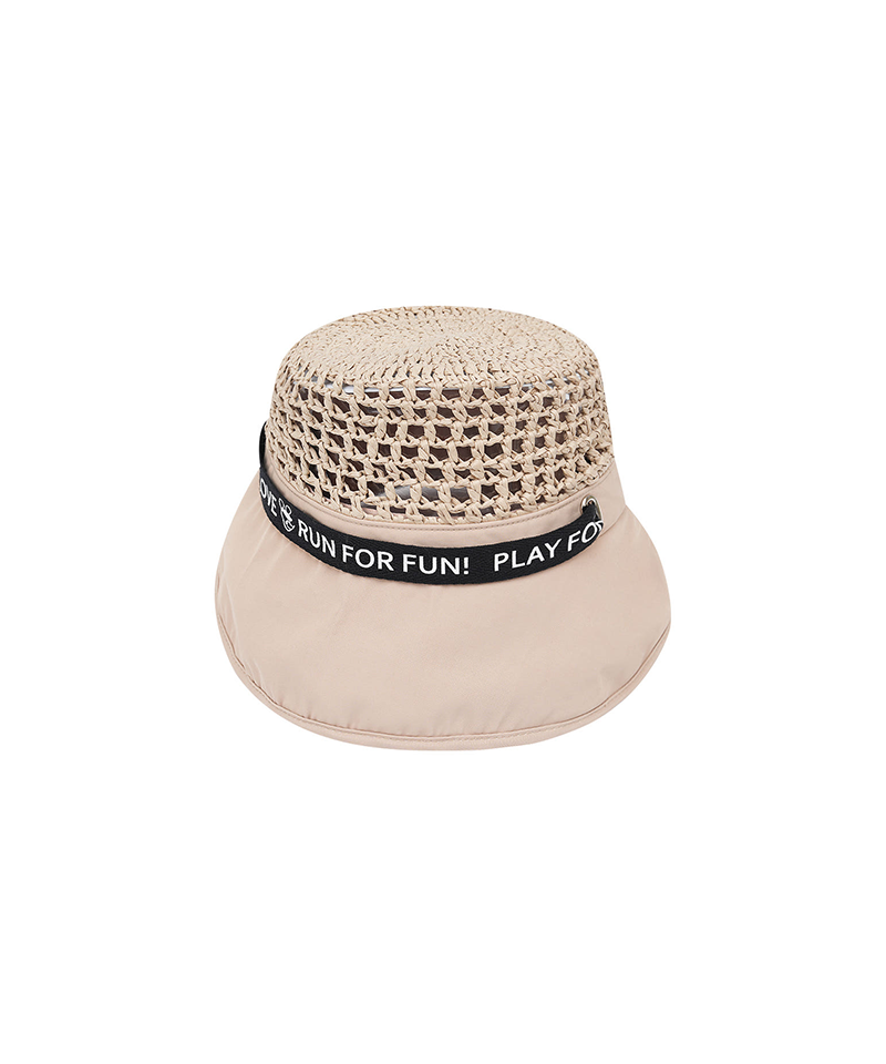 Castelbajac Women's Knit Bucket Hat - Beige