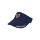 Castelbajac Women's Heart Pixel Summer Sun Cap - Navy