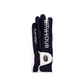 Castelbajac Men's Synthetic Leather Slogan Gloves - Black