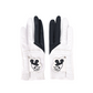 Castelbajac Women's Synthetic Leather Character Two-Handed Gloves - Black
