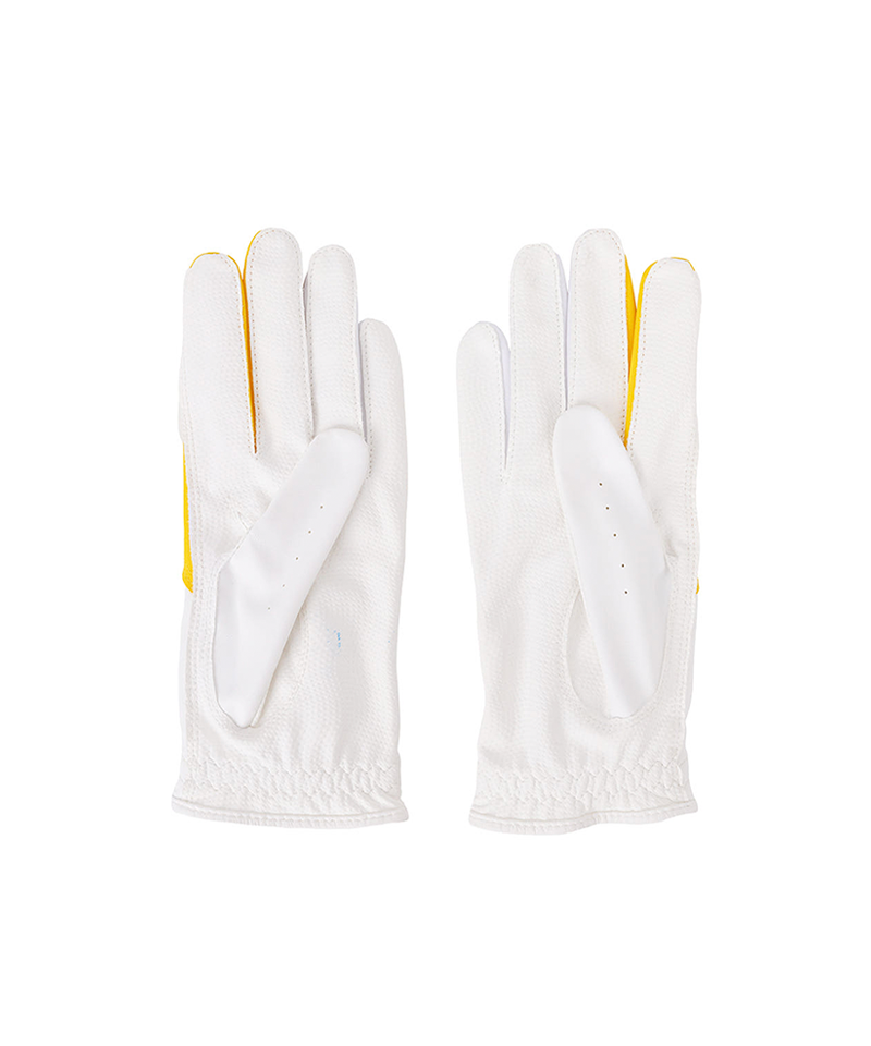 Castelbajac Women's Synthetic Leather Character Two-Handed Gloves - Yellow