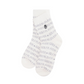 Castelbajac Men's Lettering Pattern Point Mid-calf Socks - White