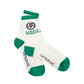 Castelbajac Men's Contrast Accent Long Socks - White