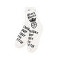 Castelbajac Men's Capsule Line Pattern Point Long Socks - White