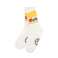 Castelbajac Women's Color Block Slogan Long Socks - Yellow