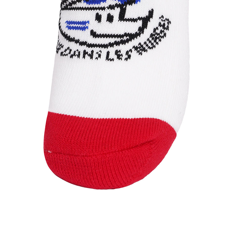 Castelbajac Women's Color Block Character Ankle Socks - Red