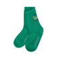 Castelbajac Women's Slogan Point Long Socks - Green