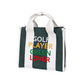 Castelbajac omen's Lettering Square Tote Bag - Green