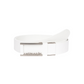 Castelbajac Men's Embossed Buckle Belt - White
