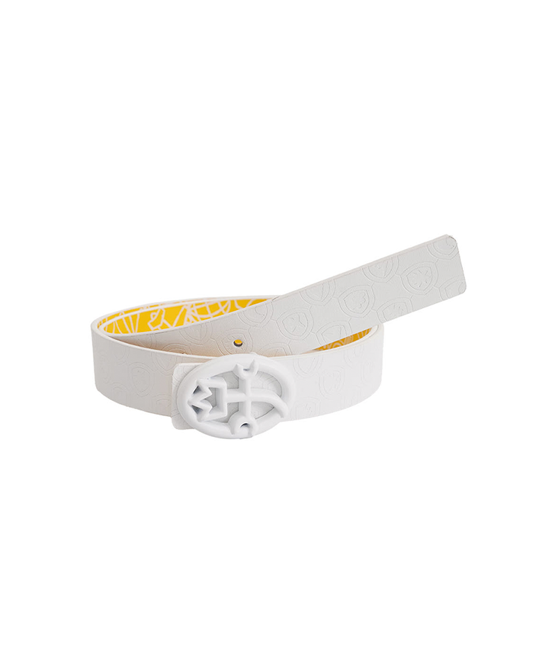 Castelbajac Women's Reversible Belt - White