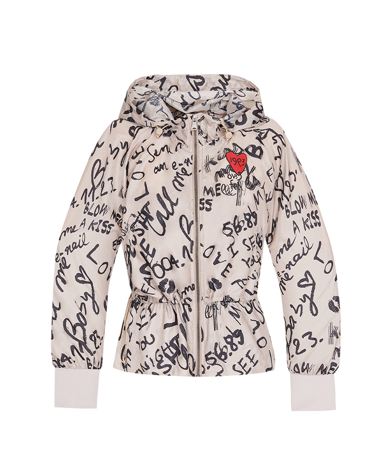 Castelbajac Women's Letter Windbreaker - 2 Colors