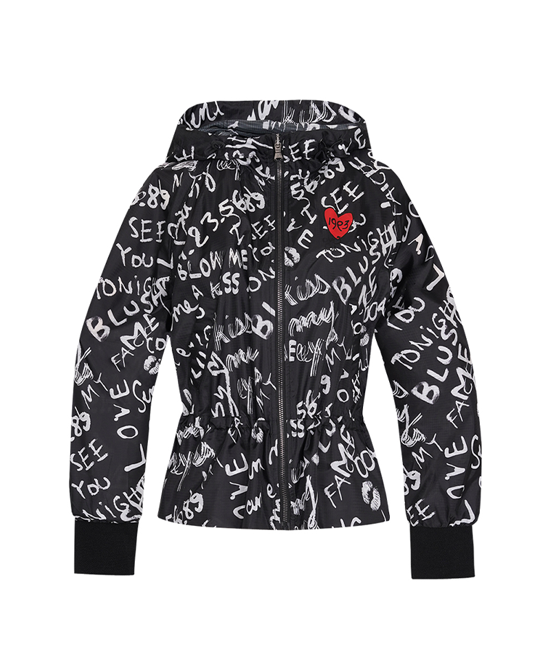 Castelbajac Women's Letter Windbreaker - 2 Colors