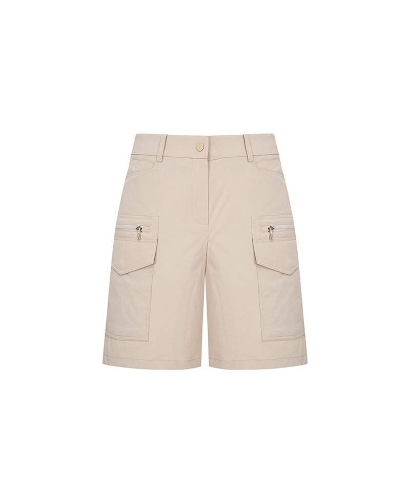 Castelbajac Women's Outpocket Shorts - Beige