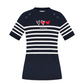Castelbajac Women's Striped Short-Sleeve Sweater - 2 Colors