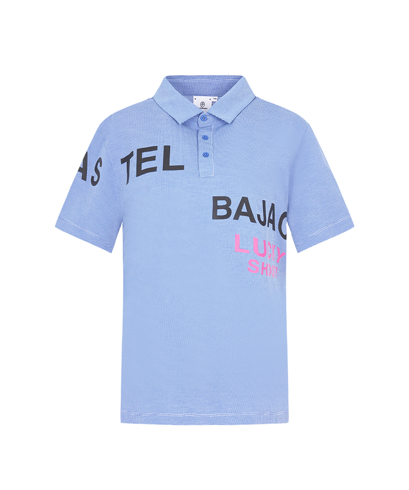 Castelbajac Men's Two-Tone Jersey Polo Shirt - 2 Colors