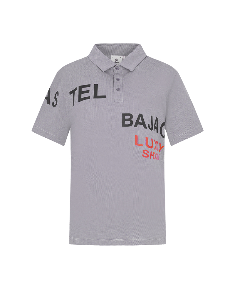 Castelbajac Men's Two-Tone Jersey Polo Shirt - 2 Colors