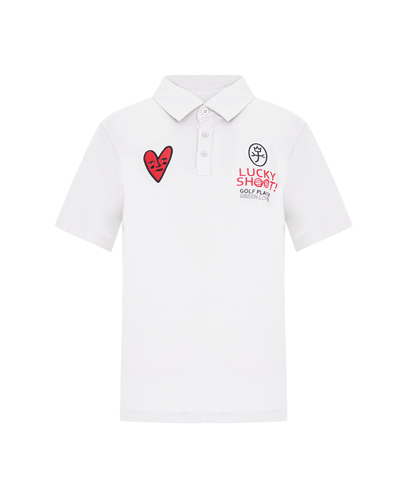 Castelbajac Men's Front Graphic One-Point T-Shirt - 4 Colors