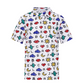 Castelbajac Men's Pixel Print Polo T-Shirt - 2 Colors