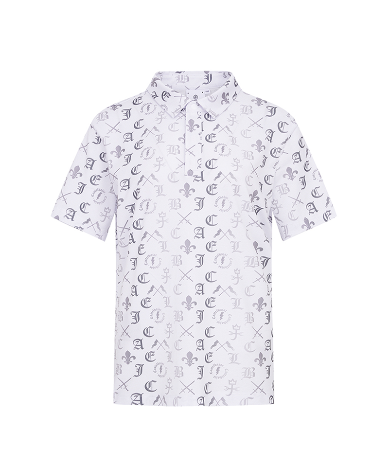 Castelbajac Men's Capsule Line Gradient Pattern Polo T-Shirt - 2 Colors