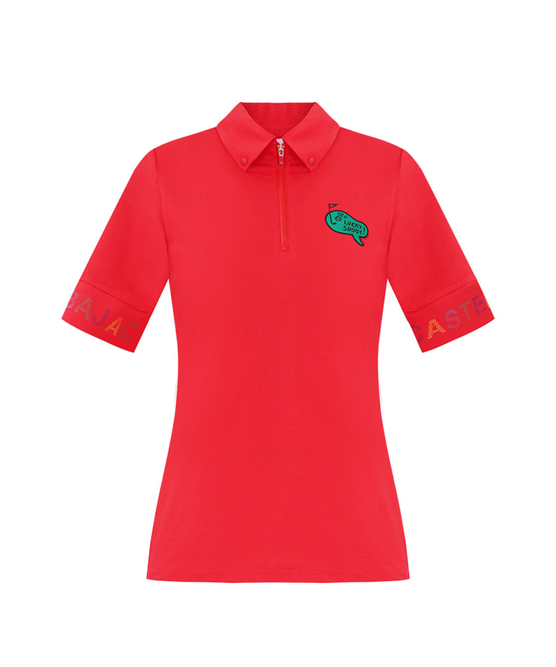 Castelbajac Women's Zip-up Collared T-Shirt - 2 Colors