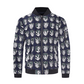 Castelbajac Men's Patterned Blue Jacket Jumper - Navy