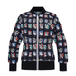 Castelbajac Women's Patterned Blue Jacket Jumper - Navy
