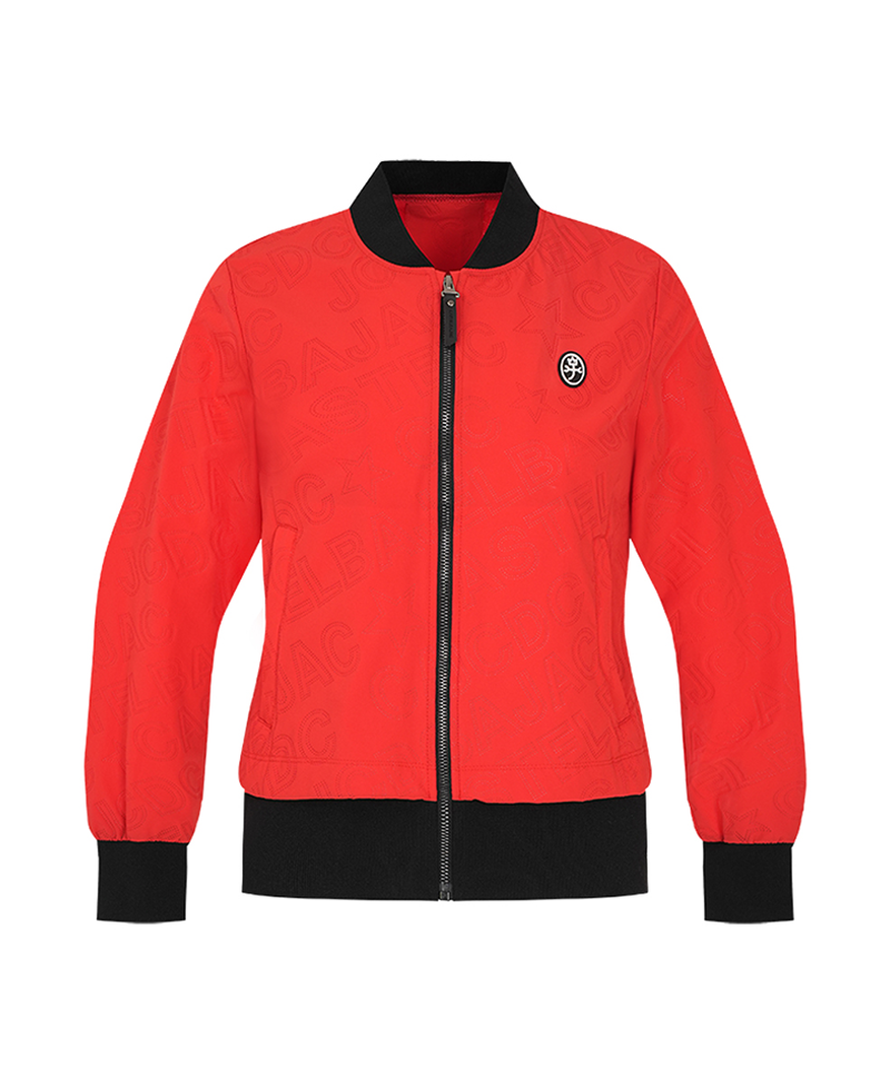 Castelbajac Women's Full-Length Logo Blouson Jumper - Red
