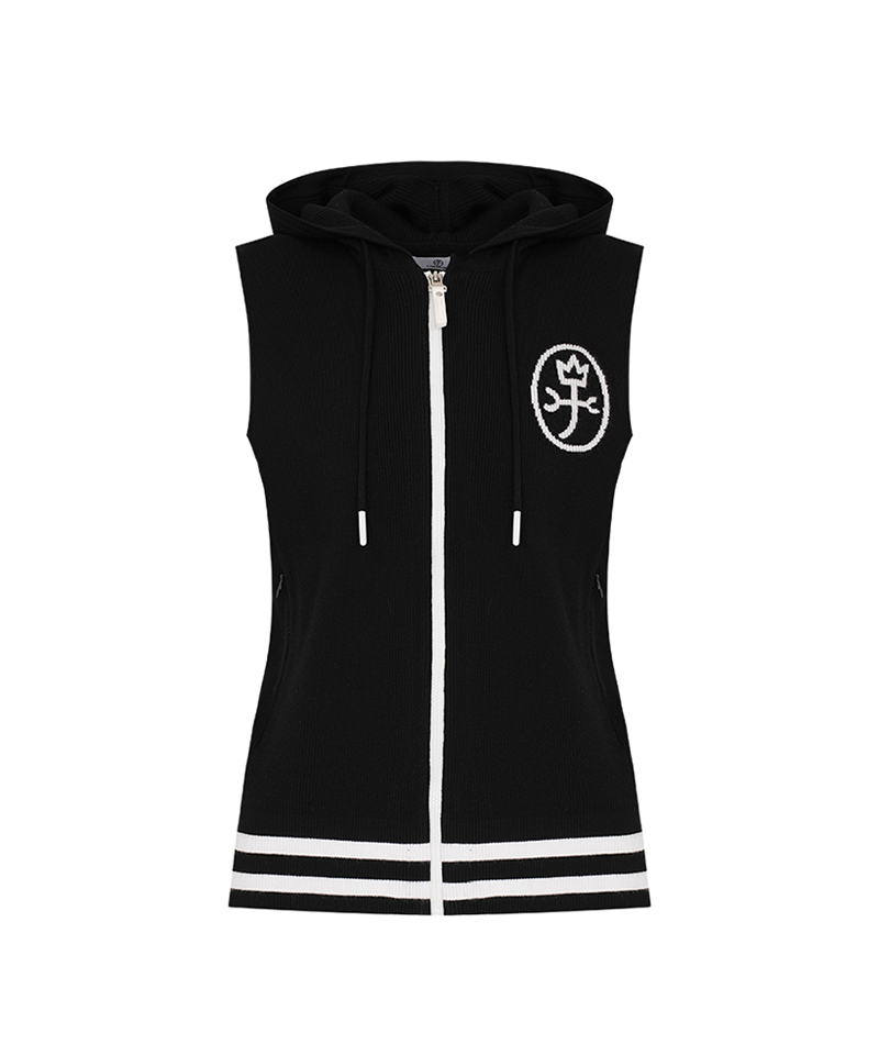 Castelbajac Women's Hooded Zip-Up Vest - 3 Colors