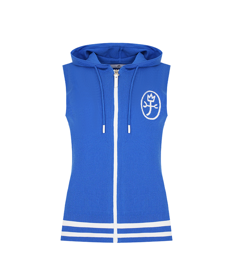 Castelbajac Women's Hooded Zip-Up Vest - 3 Colors