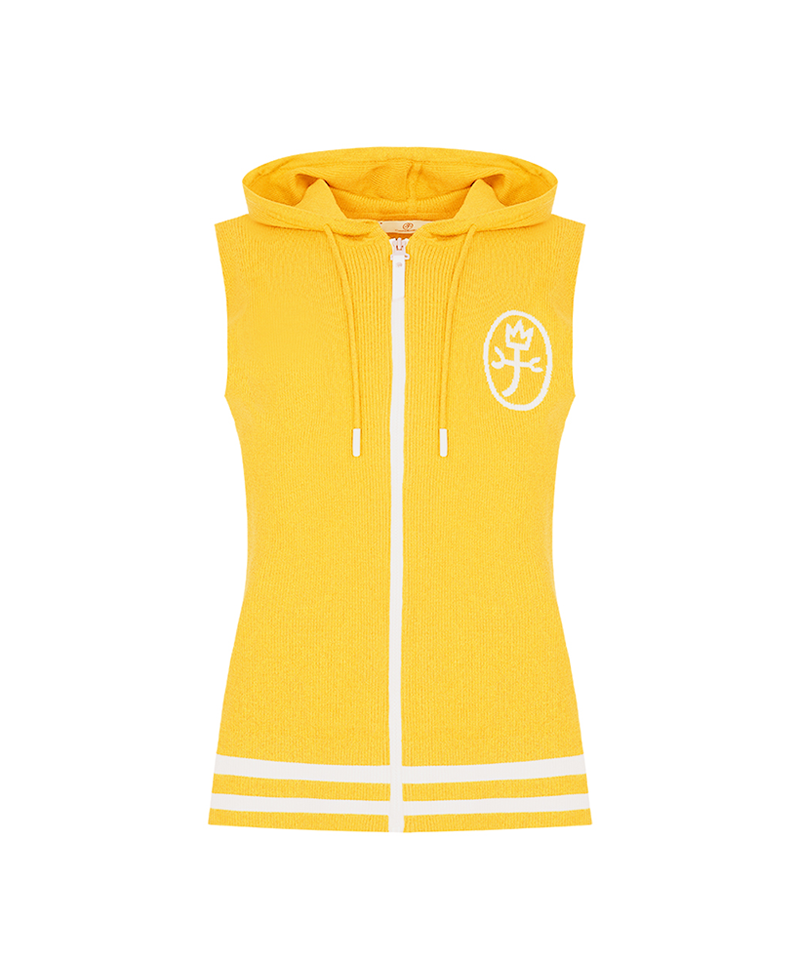 Castelbajac Women's Hooded Zip-Up Vest - 3 Colors