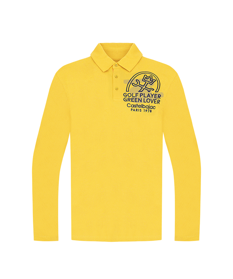 Castelbajac Men's Chest One-Point Collar T-Shirt - 3 Colors